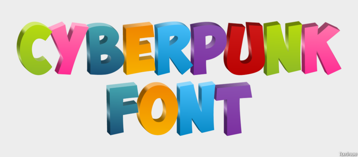 Cyberpunk Font Text Effect