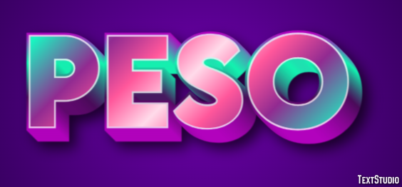 Peso Text Effect