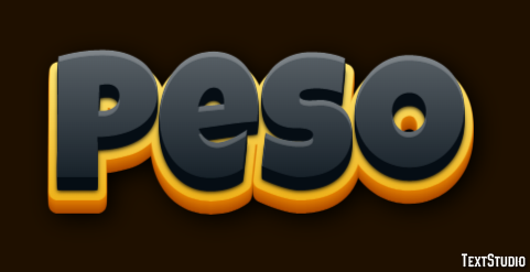 Peso Text Effect
