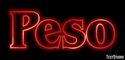 Peso Text Effect
