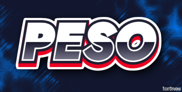Peso Text Effect