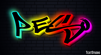 Peso Text effect