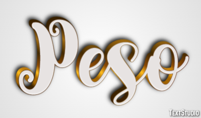 Peso Text Effect