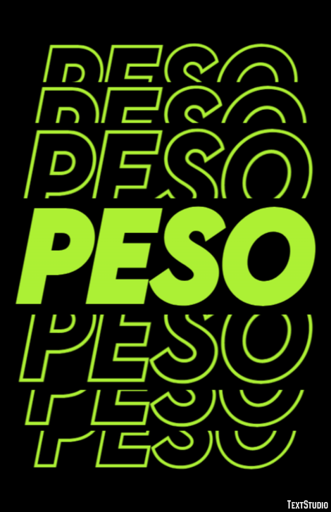 Peso Text Effect