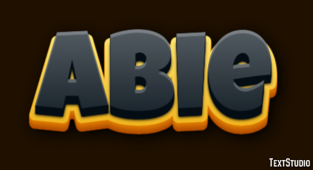 Abie Text Effect