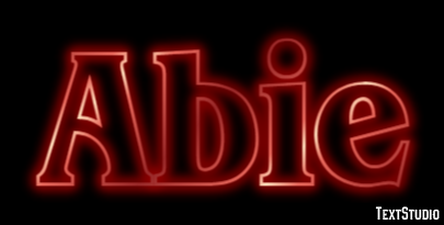 Abie Text effect