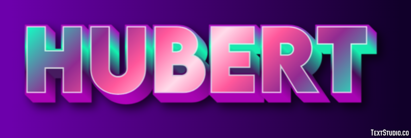 Hubert Text Effect