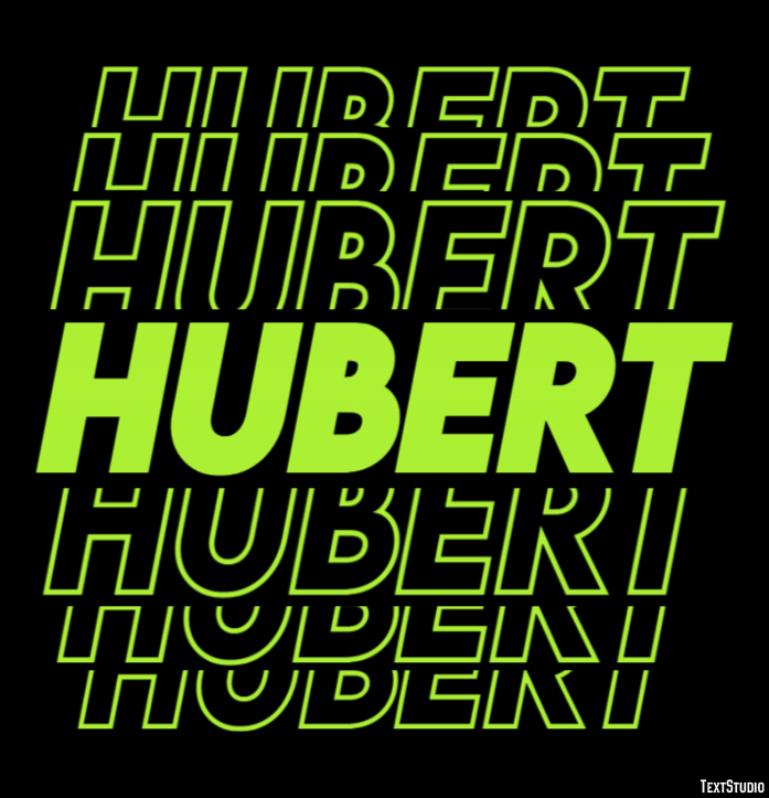 Hubert Text Effect