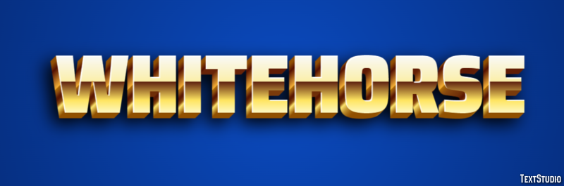 Whitehorse Efekt tekstowy