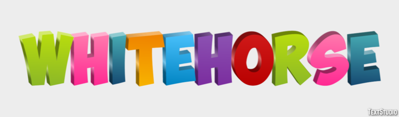 Whitehorse Efekt tekstowy