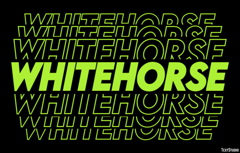 Whitehorse Efekt tekstowy