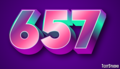 657 Text Effect