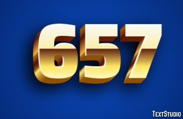 657 Text Effect