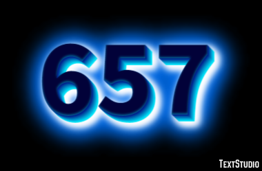 657 Efekt tekstowy