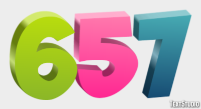 657 Text Effect