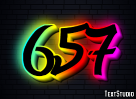 657 Text Effect