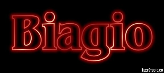 Biagio Effetto testo