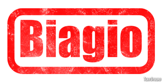 Biagio Effetto testo