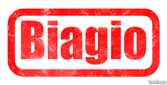 Biagio Effetto testo