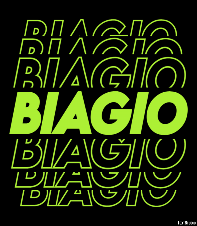 Biagio Effetto testo