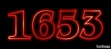1653 Tekst Effect