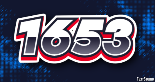 1653 Text Effect