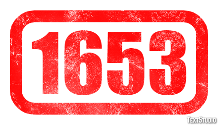 1653 Text Effect
