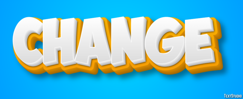 Change Text Effect