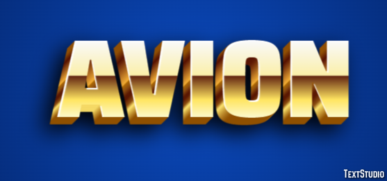 Avion Texteffekt