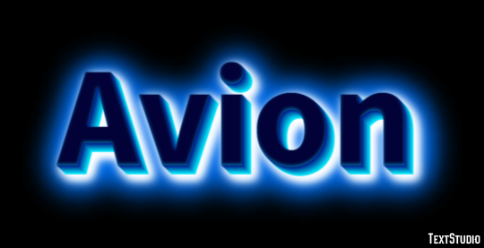 Avion Text Effect
