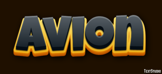 Avion Texteffekt