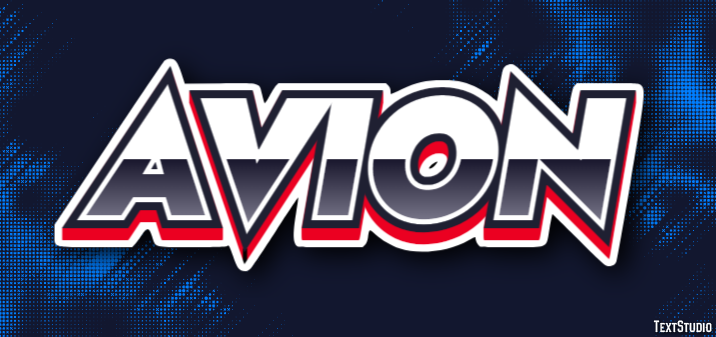 Avion Text Effect