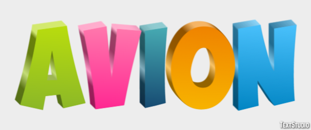 Avion Text Effect