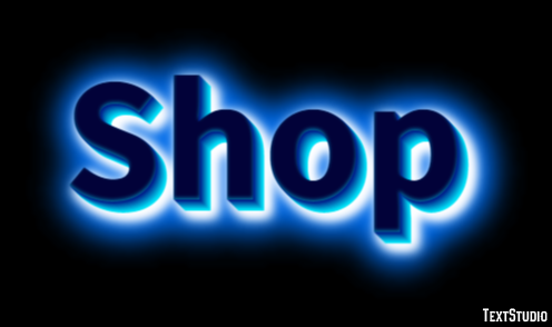 Shop Texteffekt