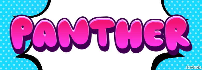 Panther Efecto de Texto