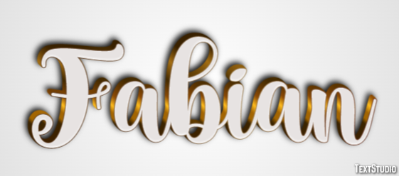 Fabian Efecto de Texto