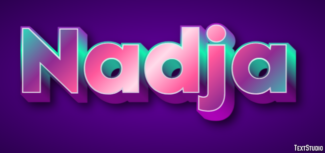 Nadja Text effect