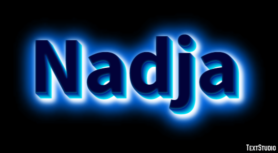 Nadja Text effect