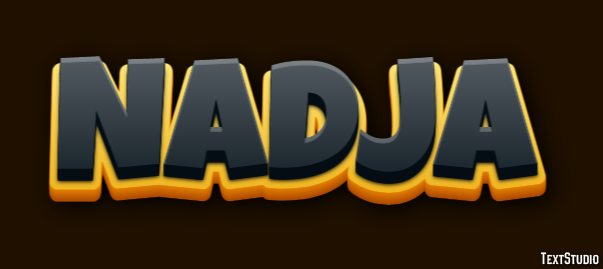 Nadja Text effect