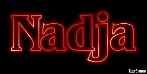 Nadja Эффект текста