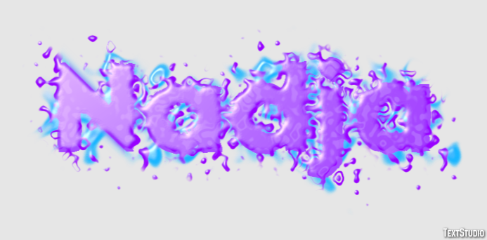 Nadja Text effect