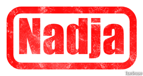 Nadja Text effect
