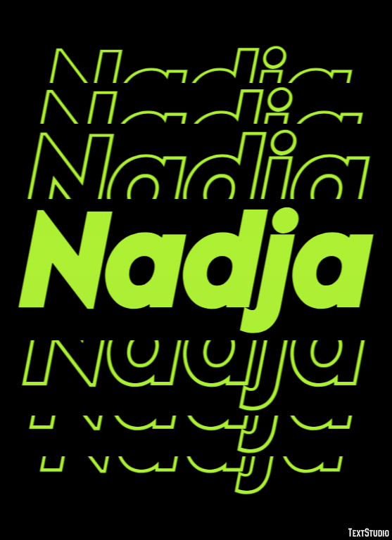 Nadja Efekt tekstowy