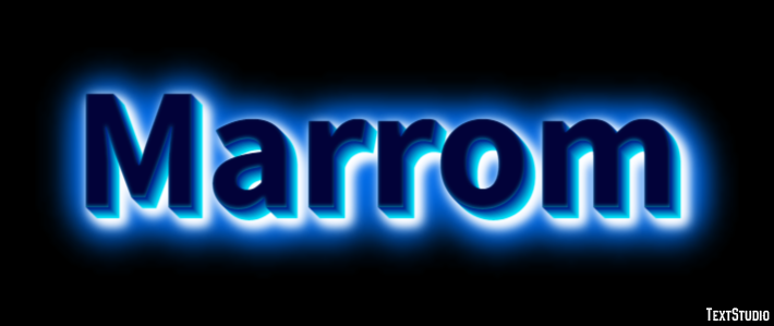 Marrom Efeito do texto
