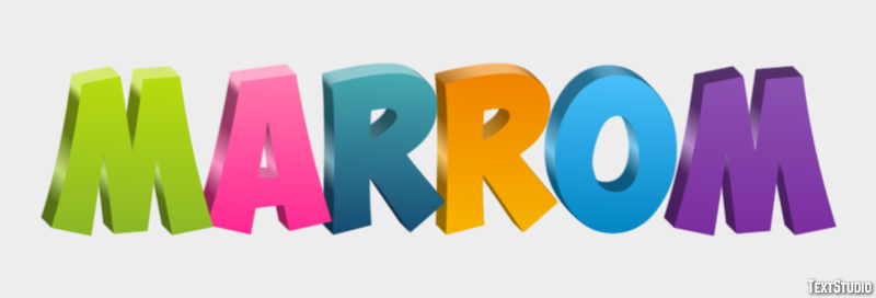 Marrom Efeito do texto