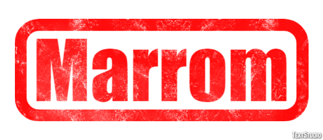 Marrom Efeito de texto