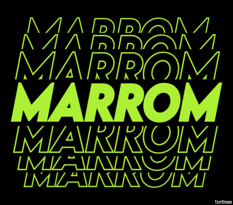 Marrom Efeito de texto