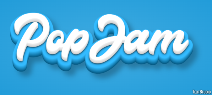 PopJam Texteffekt