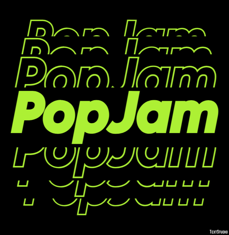 PopJam Text Effect