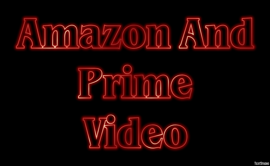 Amazon And Prime Video Effetto testo